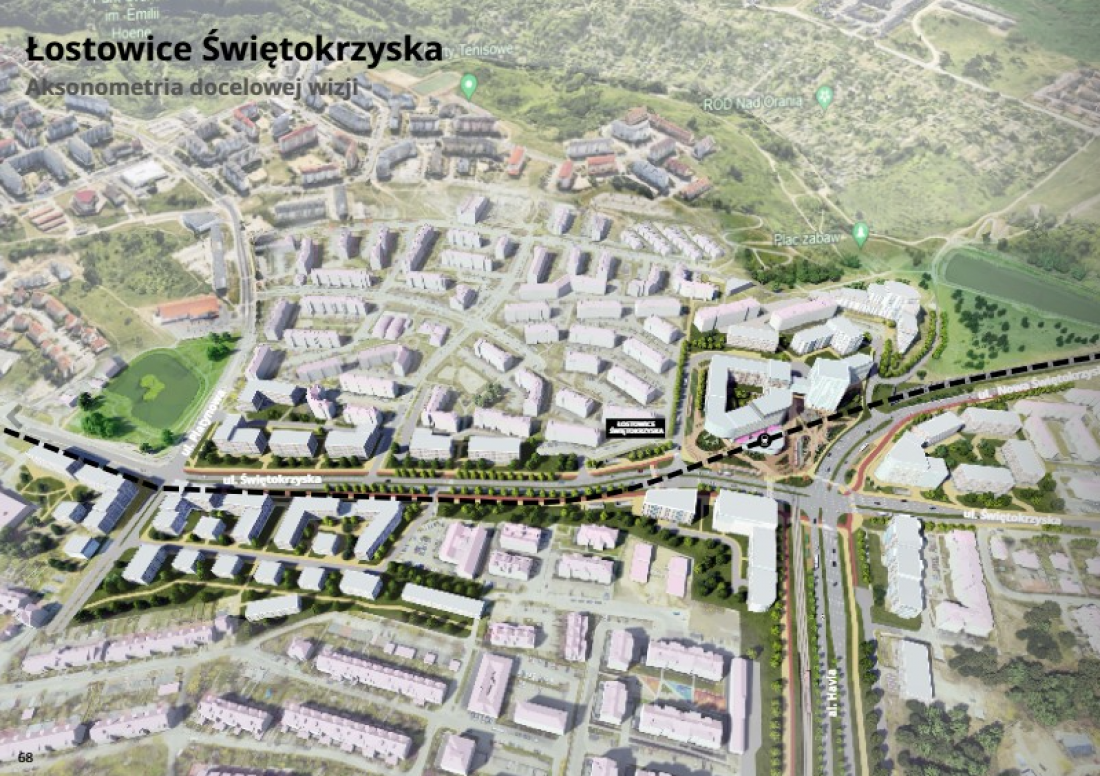 Łostowice Świętokrzyska - koncepcja 