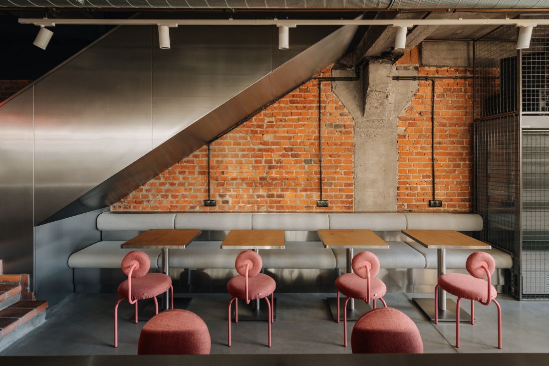 wnętrze restauracji Rosa
