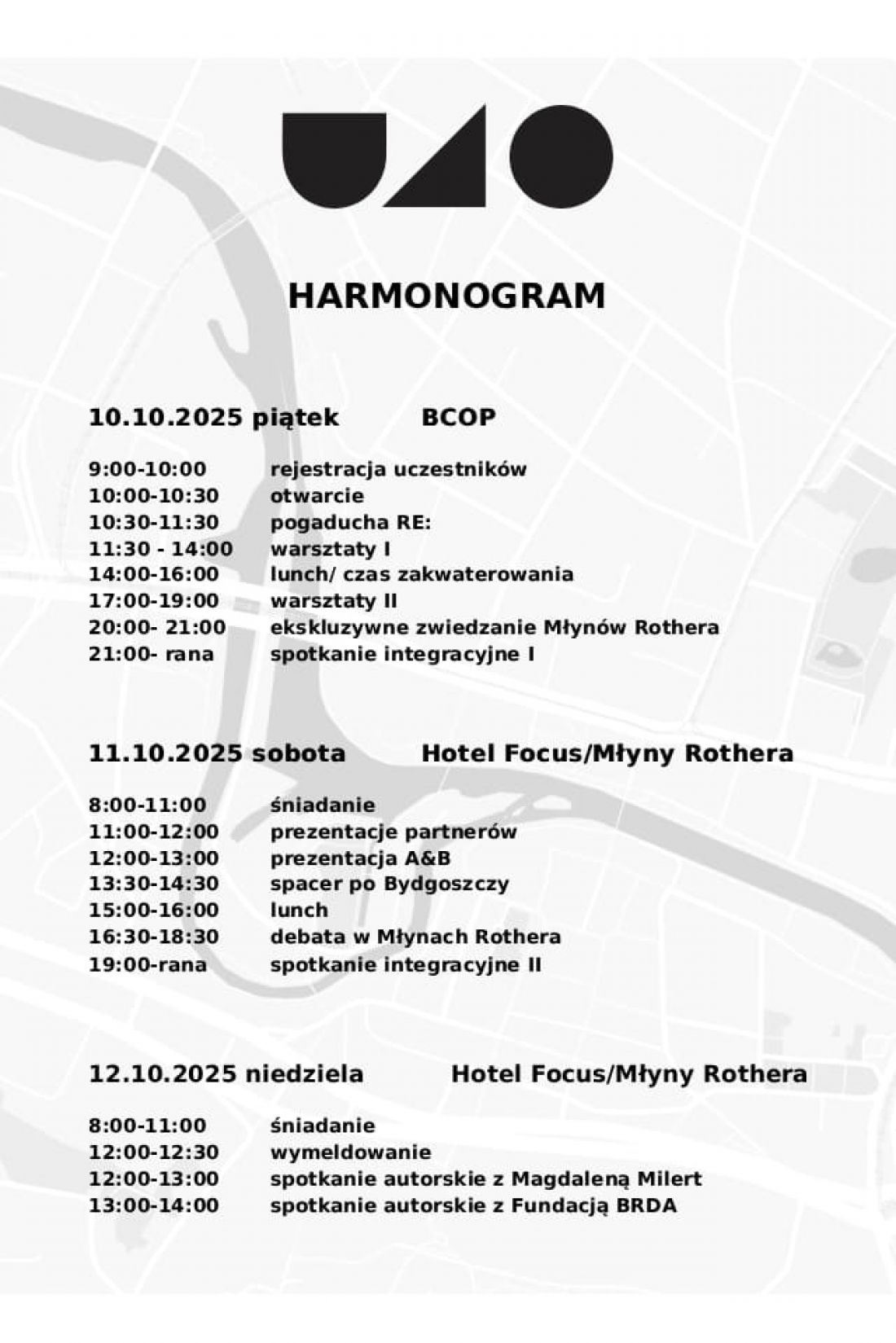 program wydarzenia w Bydgoszczy