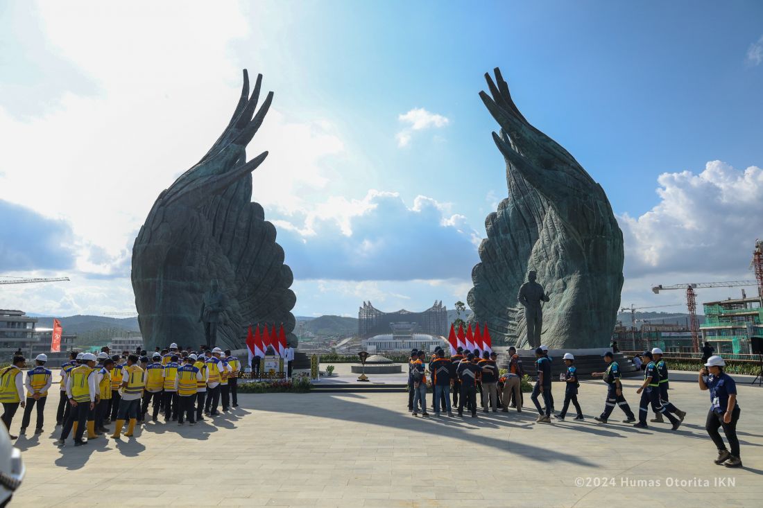 Park Kusuma Bangsa w IKN w Indonezji