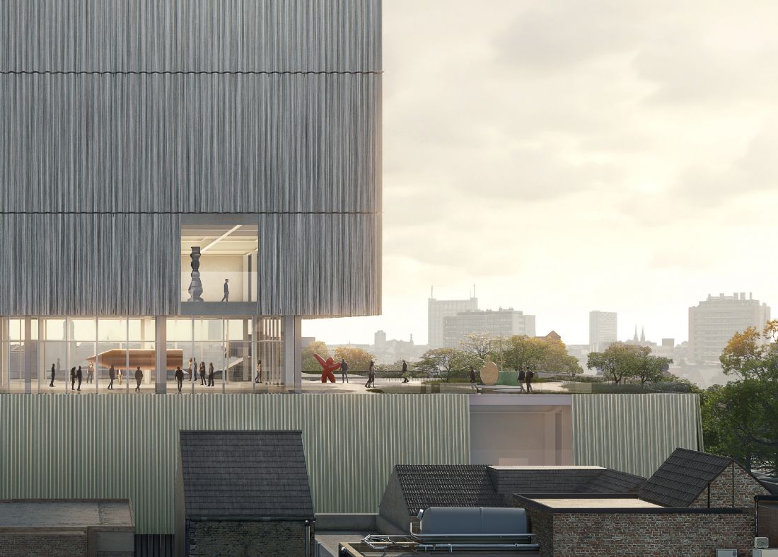 projekt nowego Muzeum Sztuki Współczesnej w Antwerpii (M HKA)
