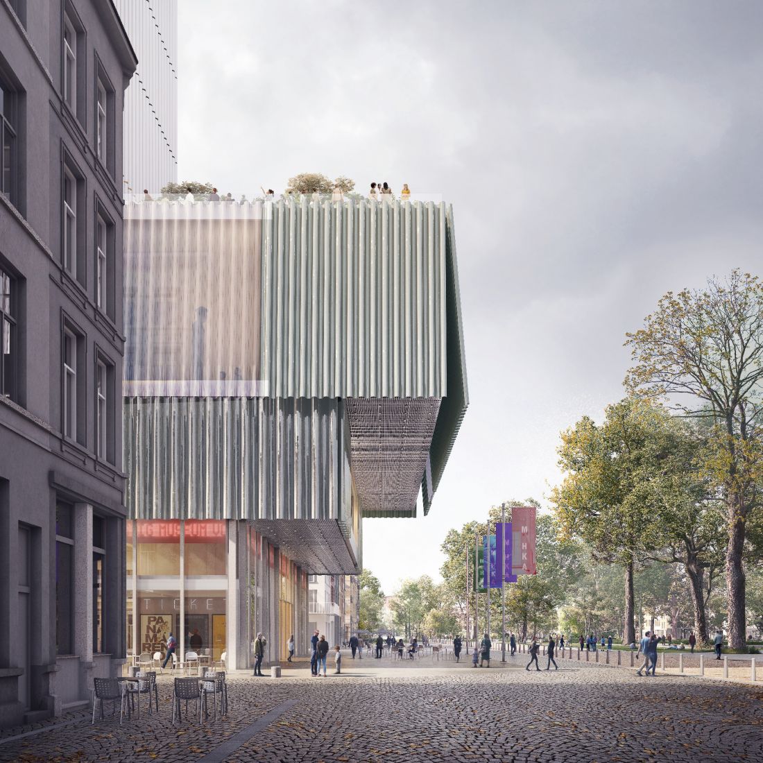 projekt nowego Muzeum Sztuki Współczesnej w Antwerpii (M HKA)