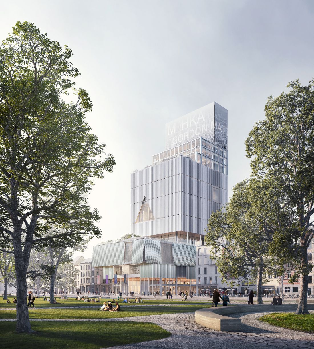 projekt nowego Muzeum Sztuki Współczesnej w Antwerpii (M HKA)
