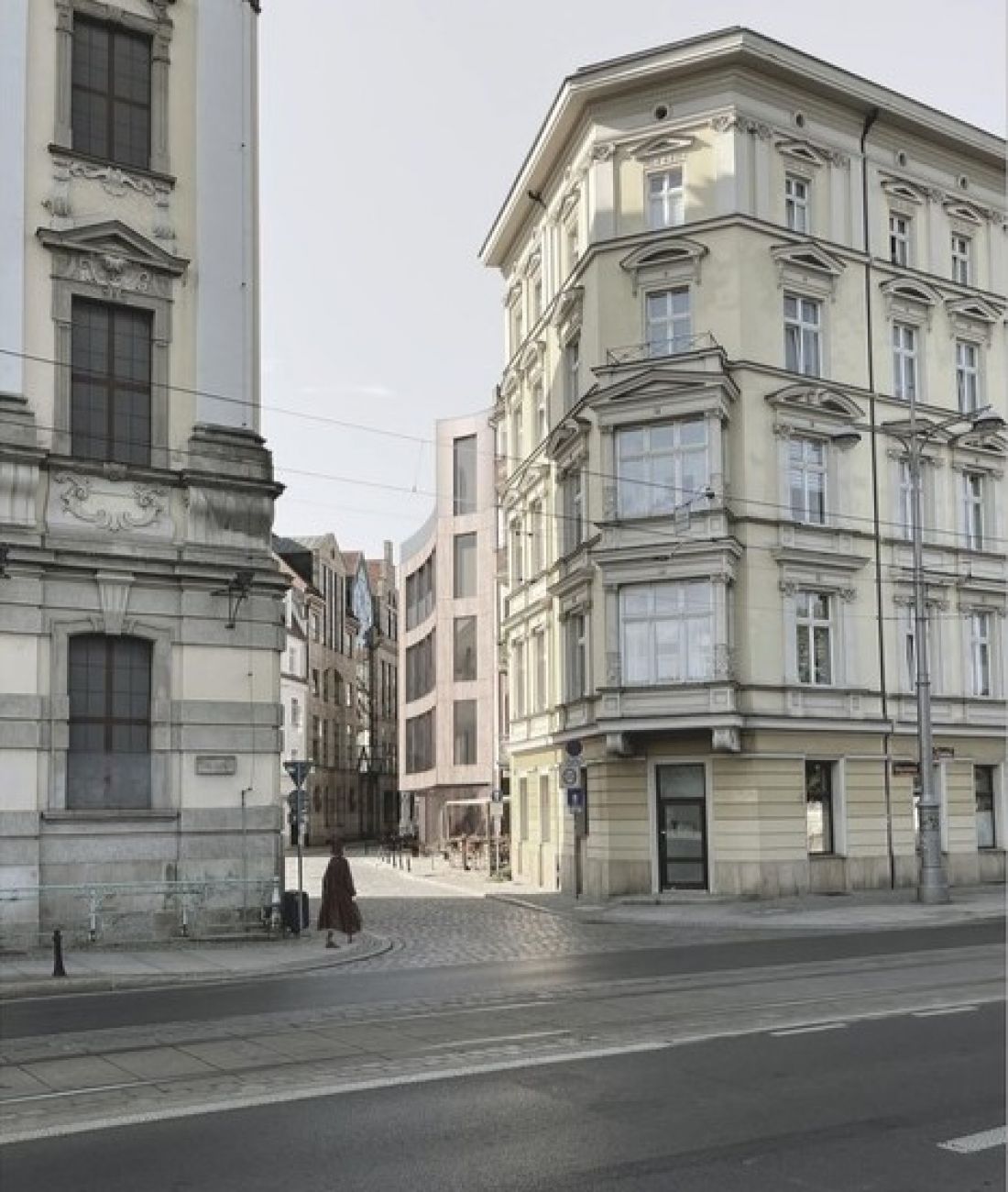 wizualizacja - widok z ulicy Grodzkiej
