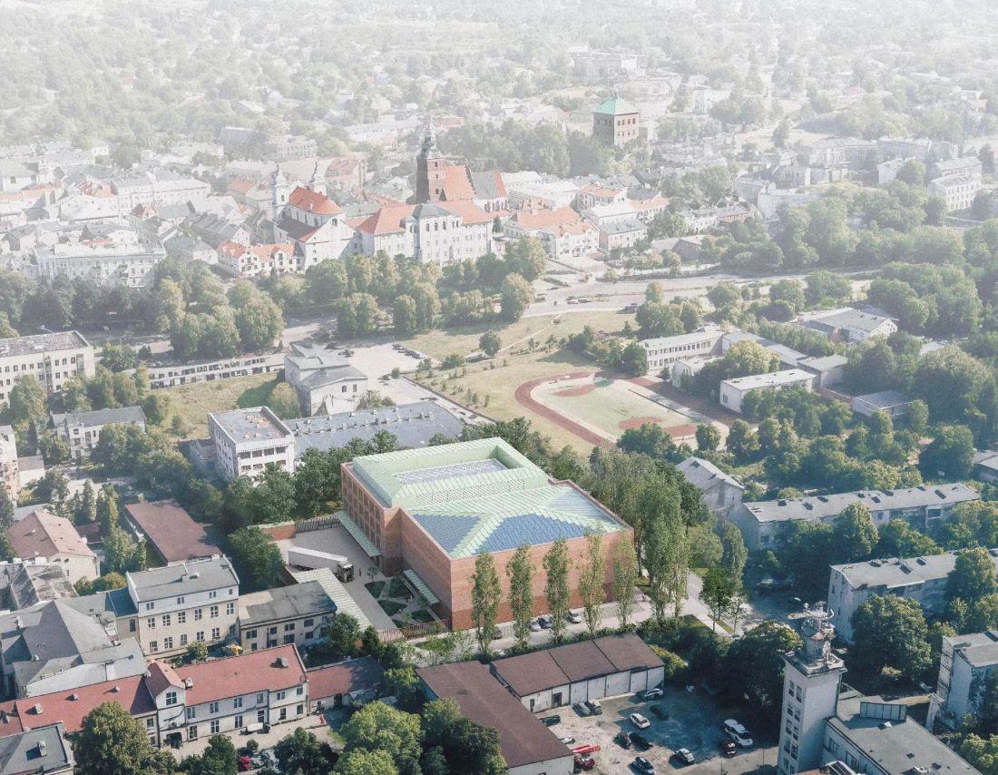 Projekt budynku Archiwum Państwowego w Piotrkowie Trybunalskim