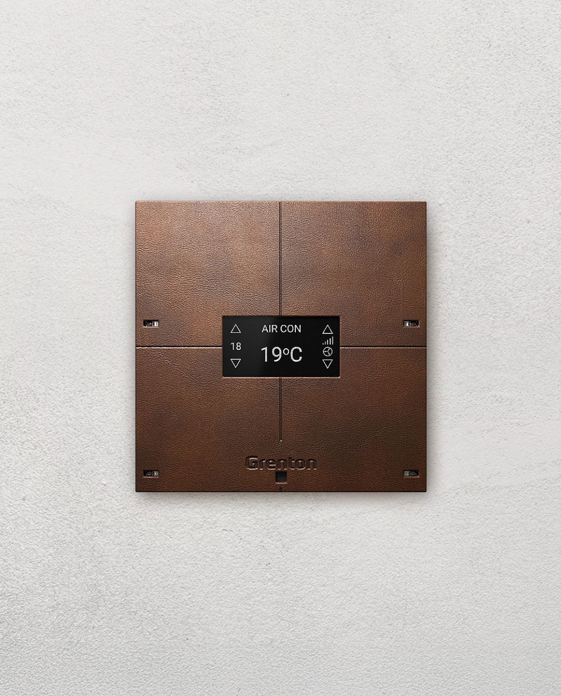 Smart Panel Grenton, wykończenie skórzane