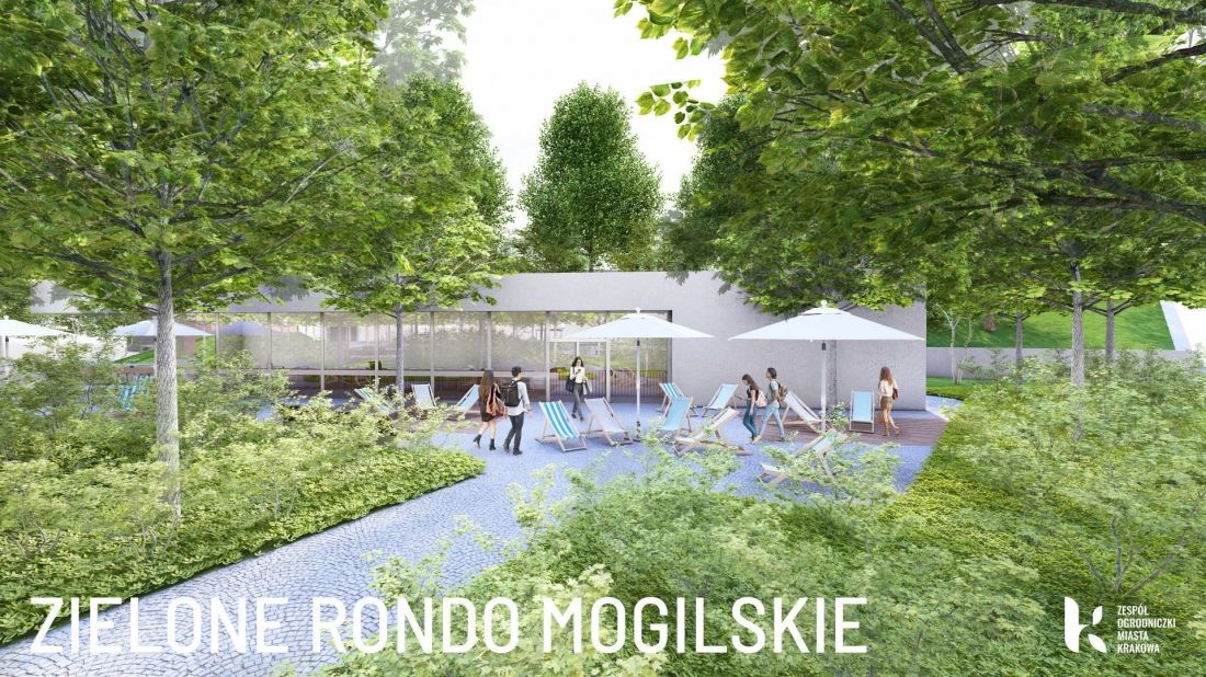 projekt Zielone rondo Mogilskie