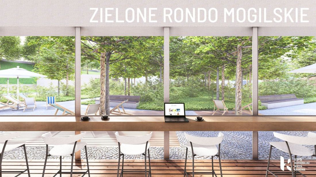 projekt Zielone rondo Mogilskie
