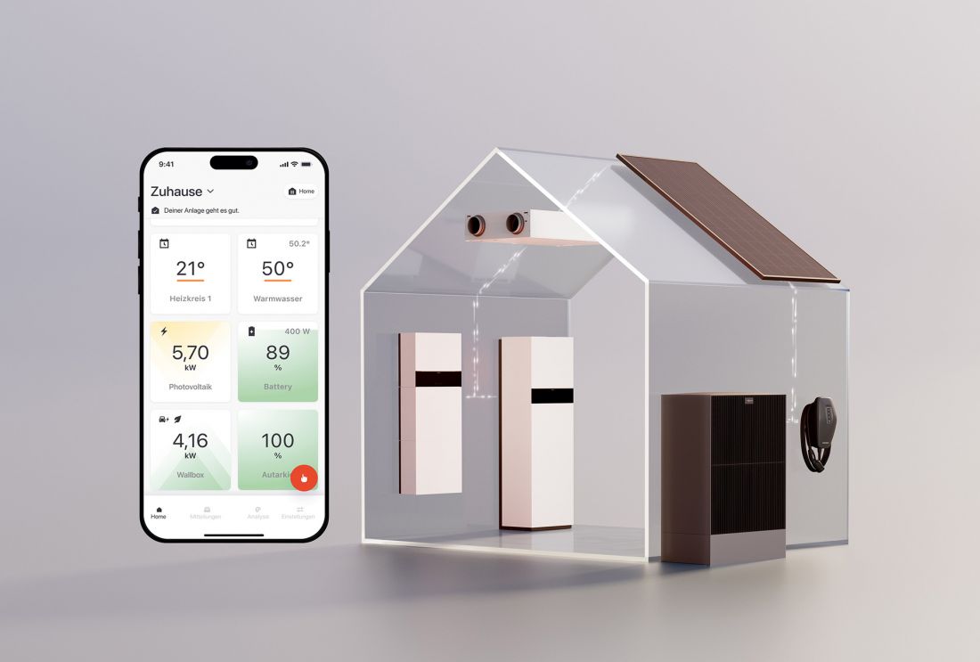 Viessmann One Base jest obsługiwany szybko i łatwo za pomocą aplikacji mobilnej ViCare