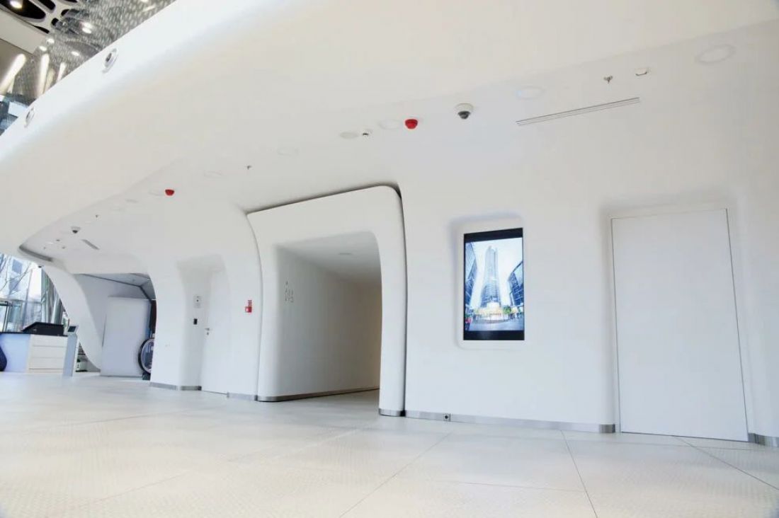 Tunel przeciwpożarowy w Warsaw Spire