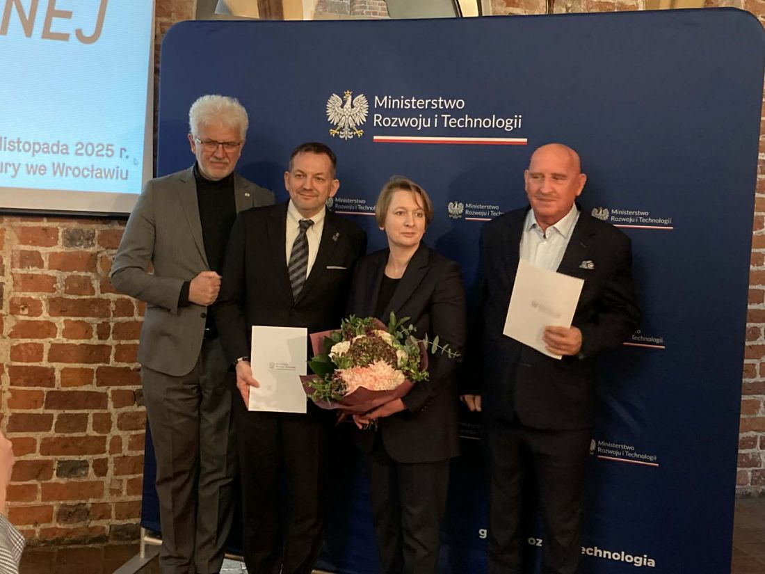 na zdjęciu od lewej: Borysław Czarakcziew, Bohdan Biś Lisowski, Monika Wróblewska i Ryszard Gruda