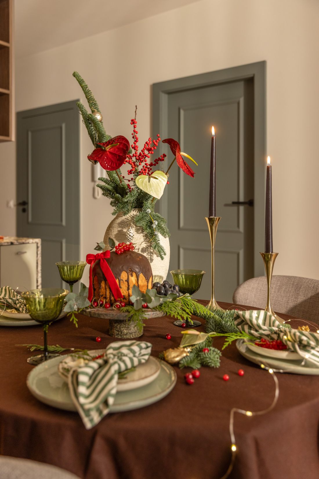 Mieszkanie w świątecznej odsłonie projektu Decoroom