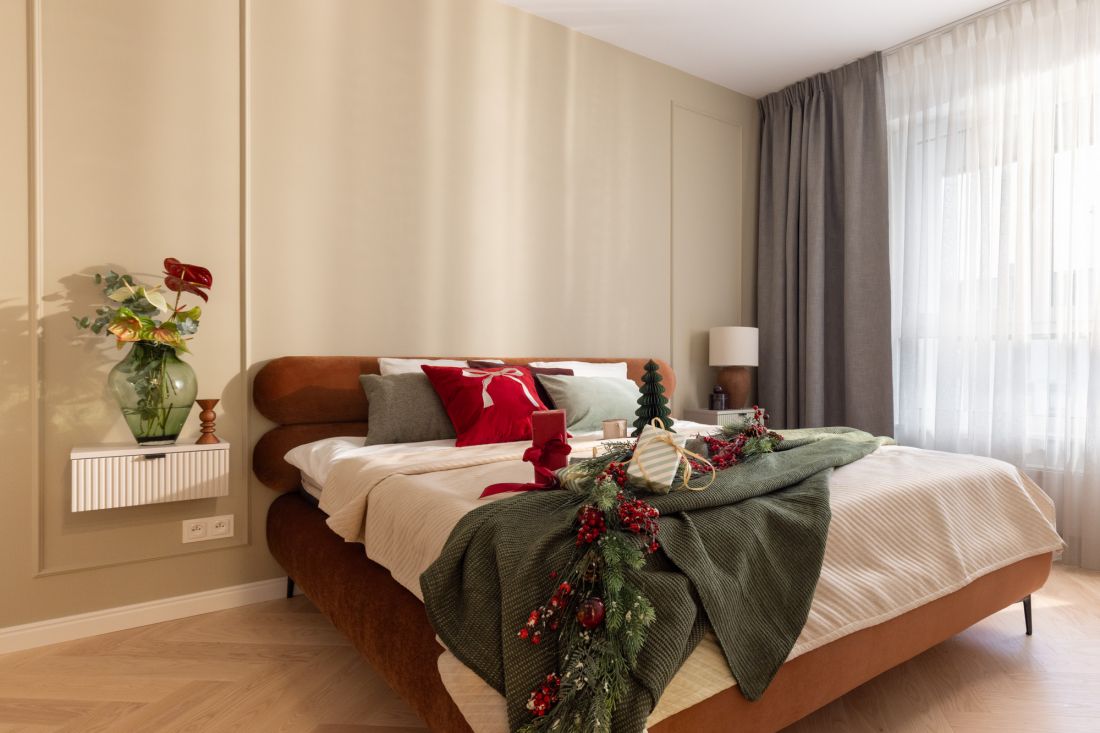 Mieszkanie w świątecznej odsłonie projektu Decoroom