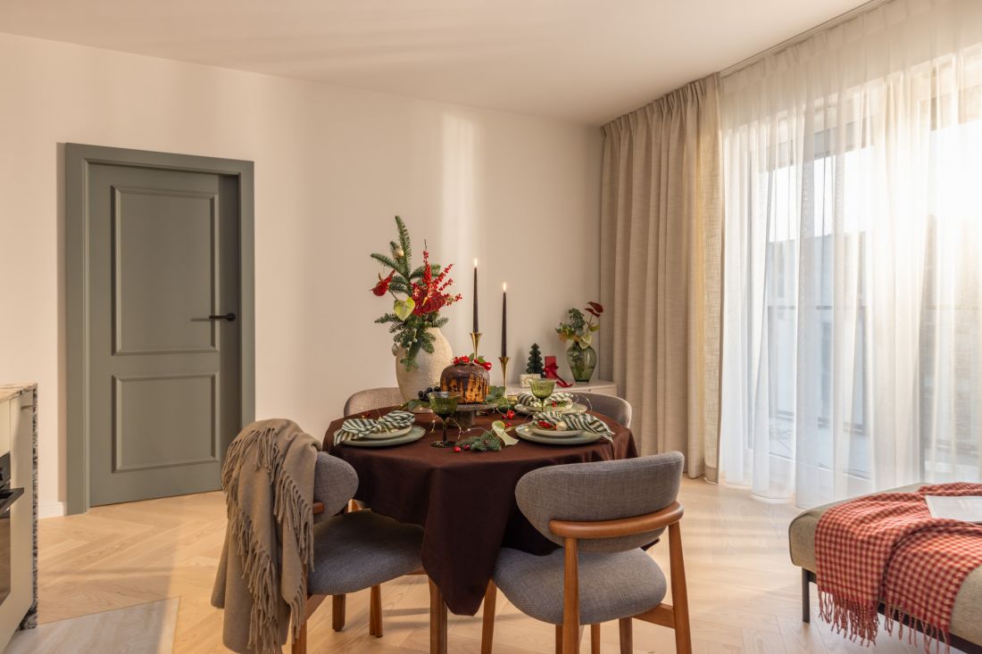 Mieszkanie w świątecznej odsłonie projektu Decoroom
