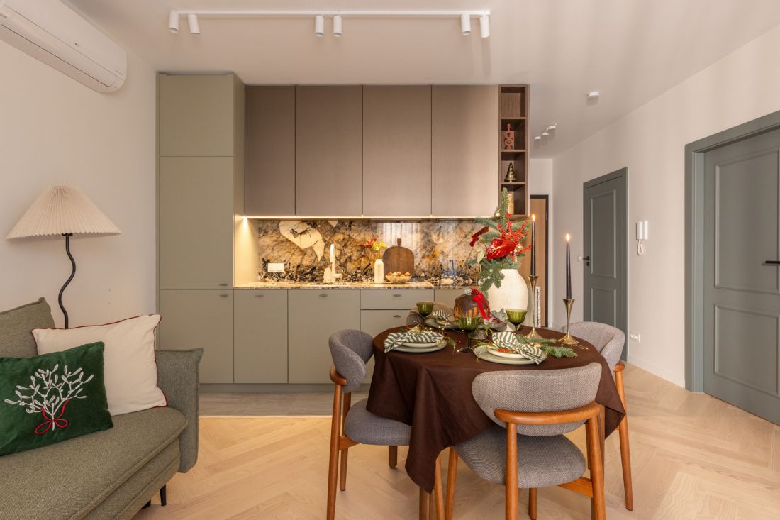 Mieszkanie w świątecznej odsłonie projektu Decoroom