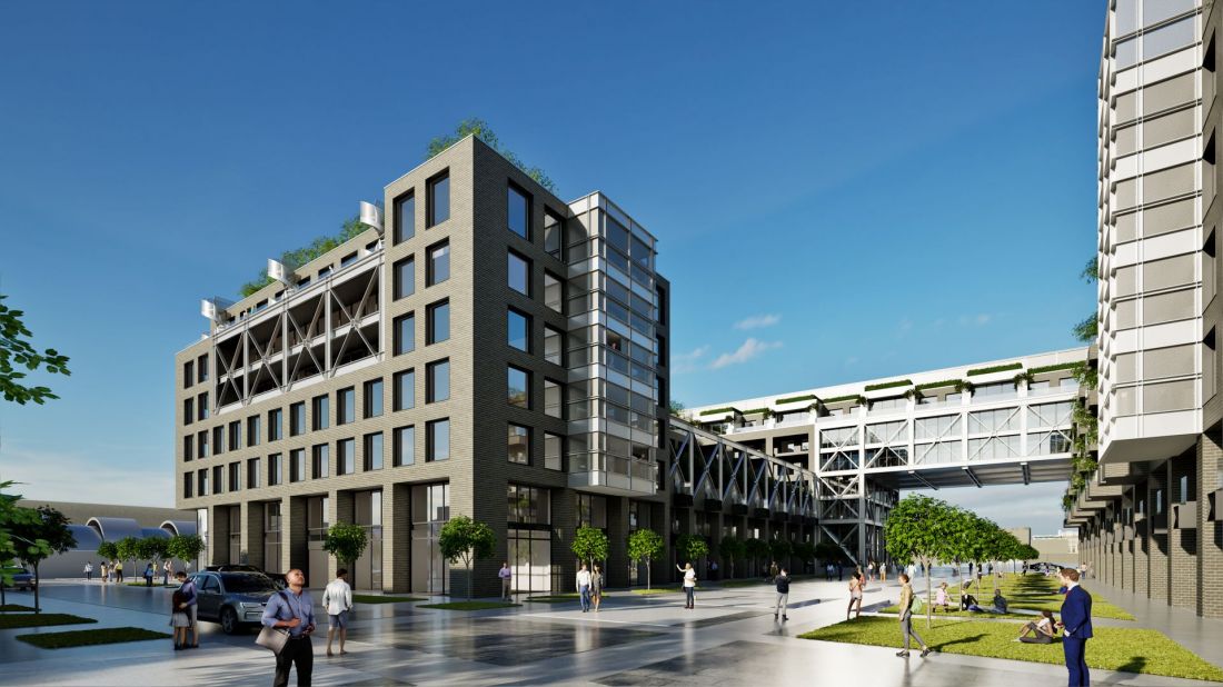 Apartamenty nad Dąbrówką przy ulicach Piotrkowskiej i Wólczańskiej w Łodzi