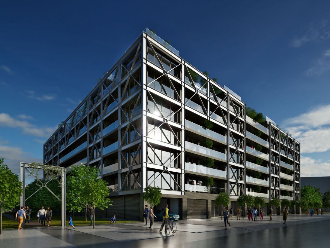 Apartamenty nad Dąbrówką przy ulicach Piotrkowskiej i Wólczańskiej w Łodzi