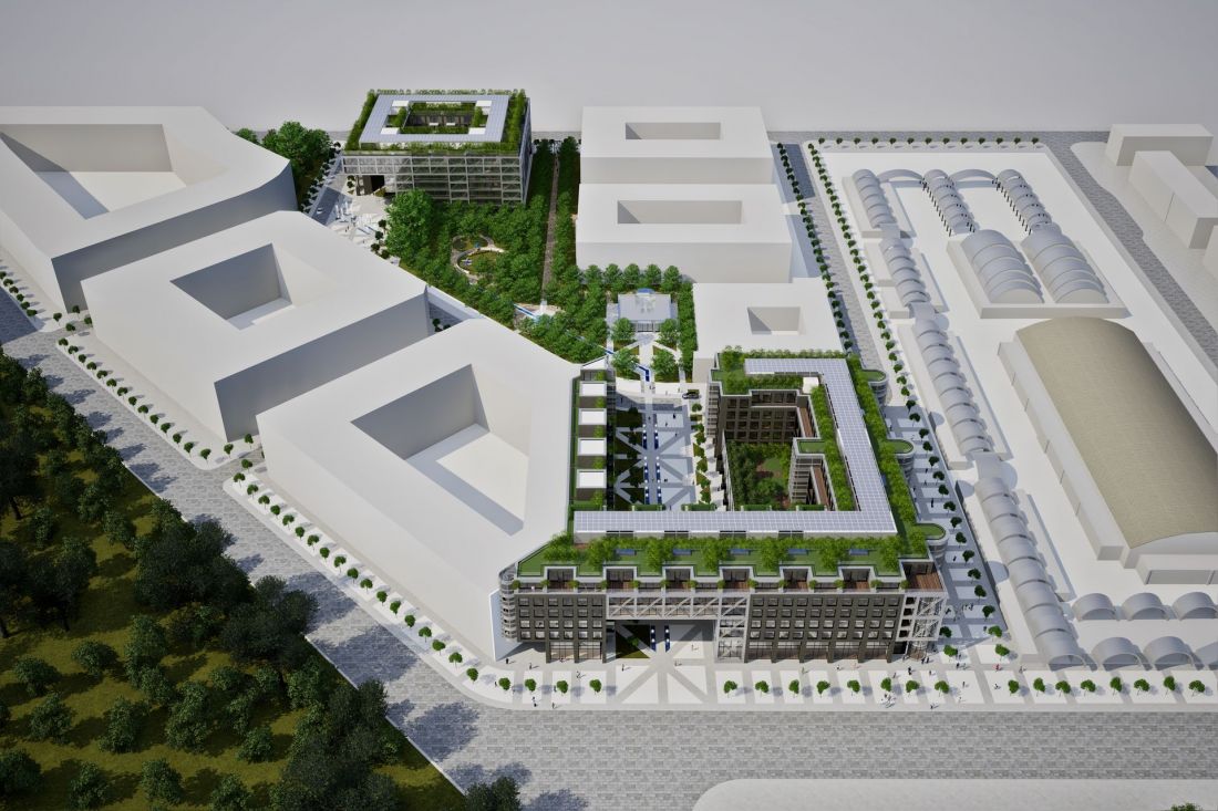 Apartamenty nad Dąbrówką przy ulicach Piotrkowskiej i Wólczańskiej w Łodzi