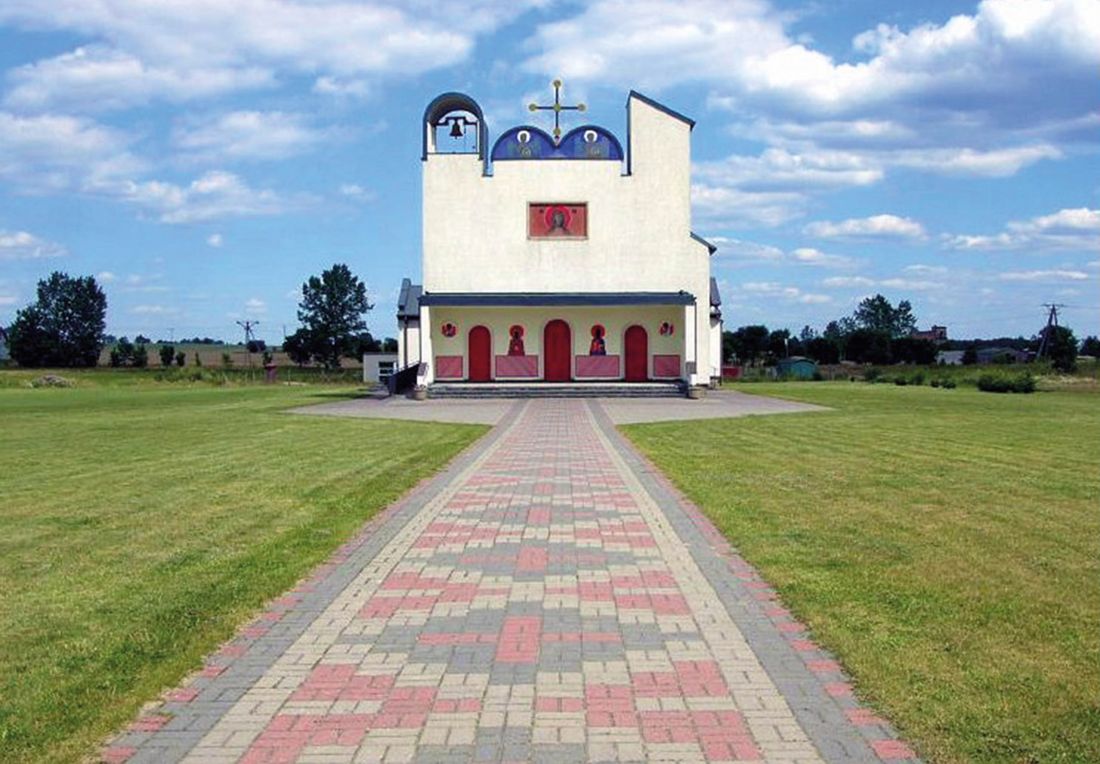 wpisana do rejestru zabytków w 2019 roku greckokatolicka Cerkiew Narodzenia Przenajświętszej Bogarodzicy, Biały Bór