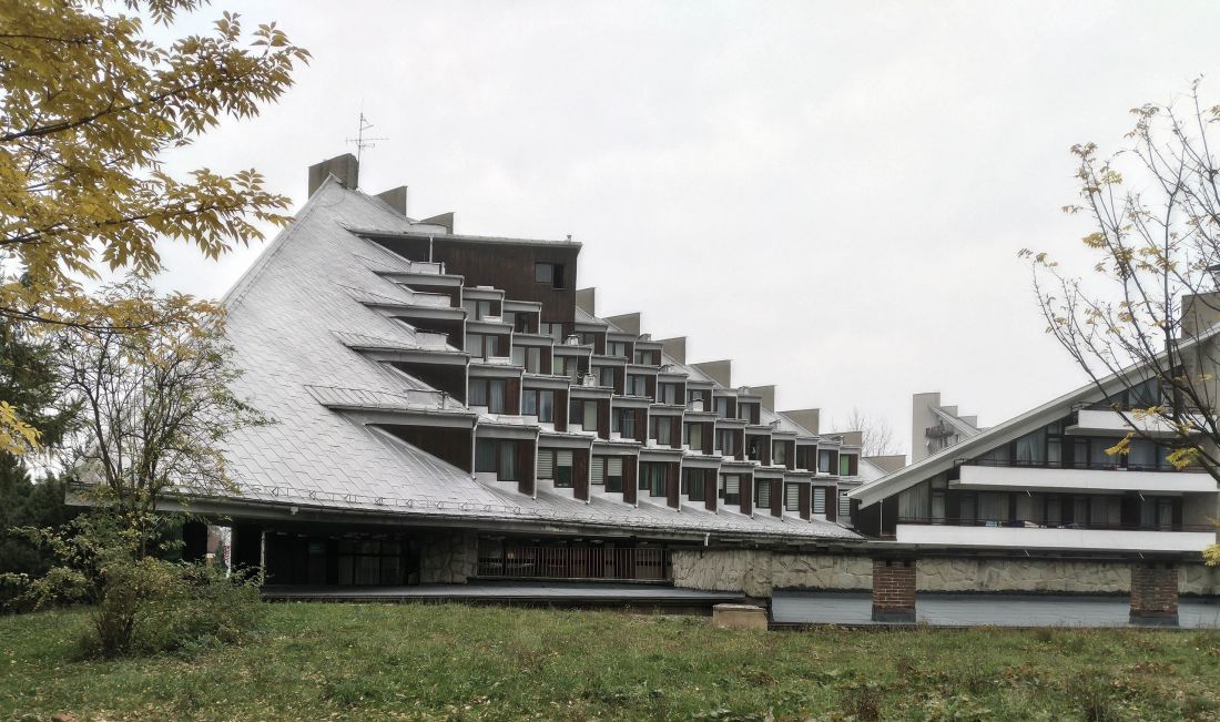 budynki kompleksu sanatoryjnego Ustroń-Zawodzie