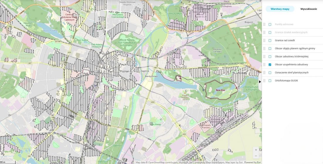 plan ogólny Poznania