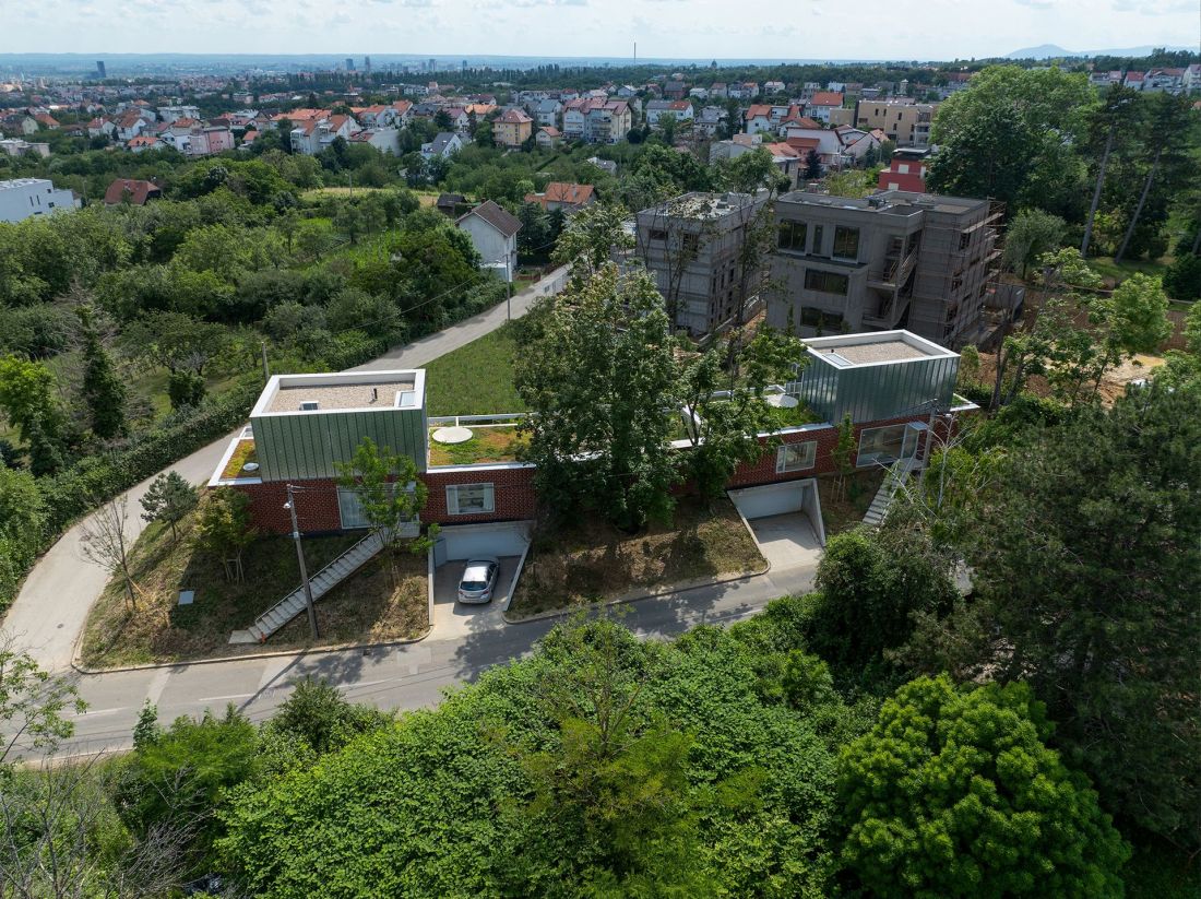 Podwójna Villa Bukovac w Zagrzebiu, Chorwacja