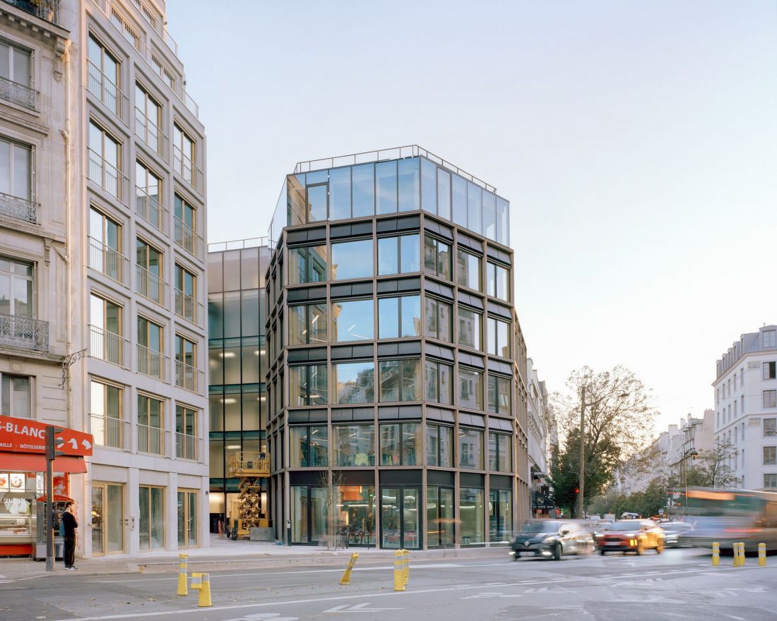 206 Lafayette - Restrukturyzacja i Dogęszczenie zespołu mixed-use, zawierające biura, mieszkania społeczne i sklepy w Paryżu, Francja