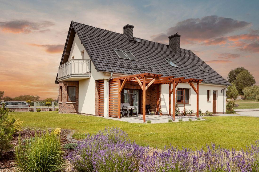 dachówka ceramiczna Braas Topas 13V, kolor antracytowy