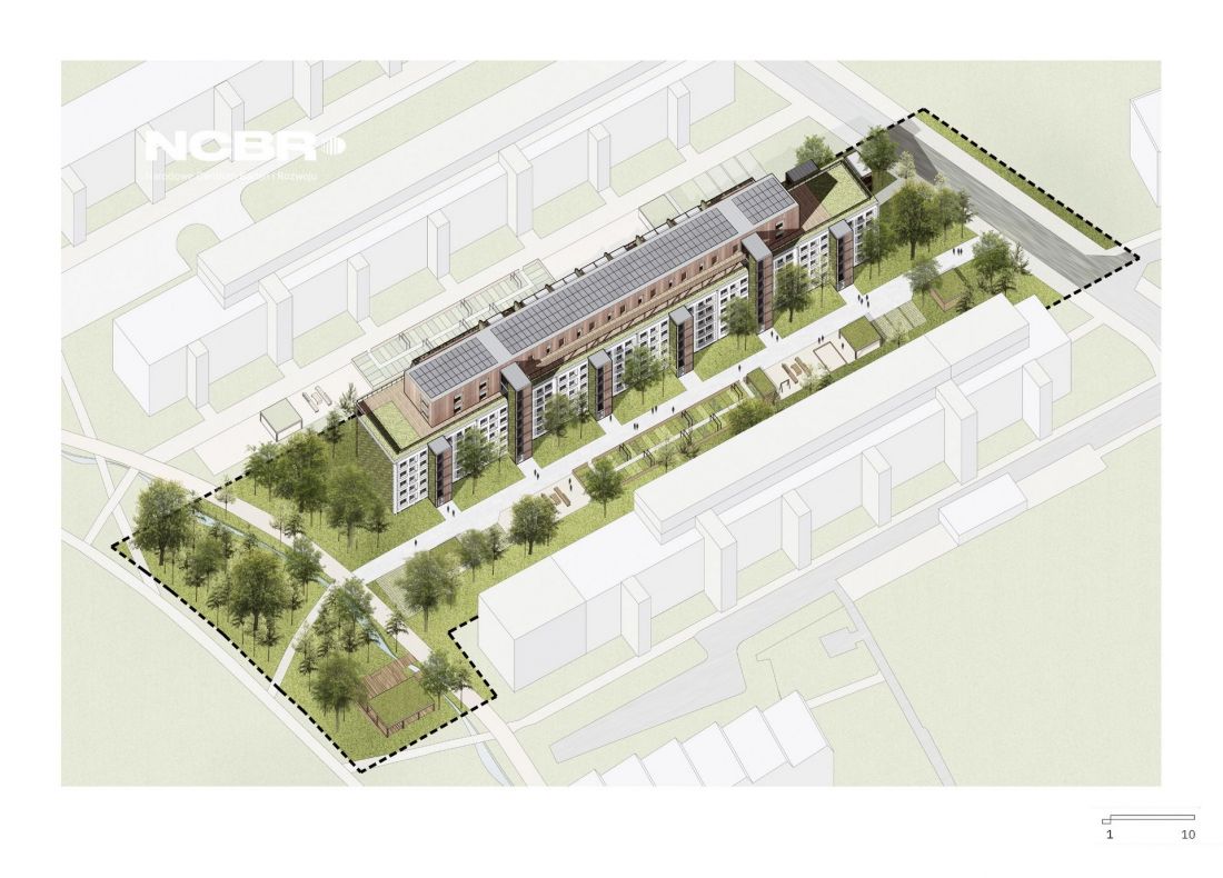 Projekt termomodernizacji i nadbudowy bloków z wielkiej płyty na Osiedlu Złotego Wieku w Krakowie