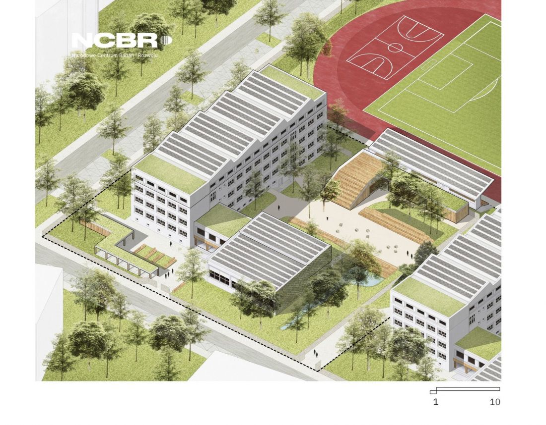 Projekt termomodernizacji i nadbudowy szkoły