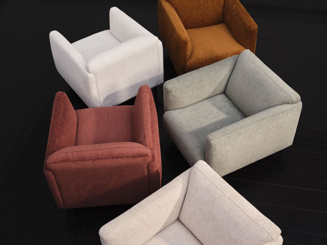 BoConcept oferuje szeroki wybór tkanin i skór