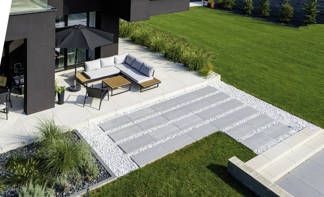 Płyty tarasowe Realit 80x40 - granit jasny