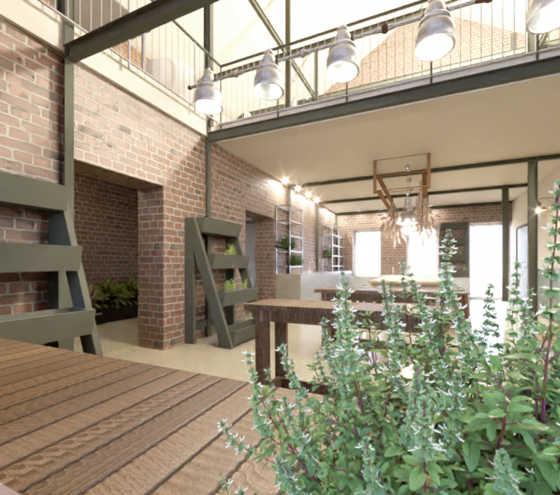 projekt studencki pracowni zielarskiej Zuzanny Polak i Kamili Ostaszewskiej z Wydziału Architektury Politechniki Białostockiej