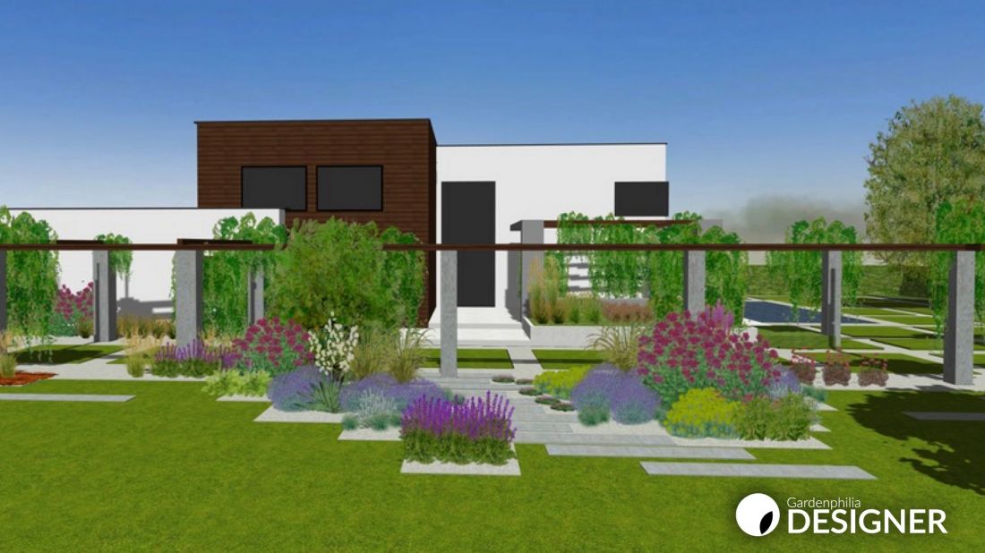 Wizualizacja wykonana w aplkacji Gardenphilia DESIGNER - proj. i wizualizacje Stefan Daszewski