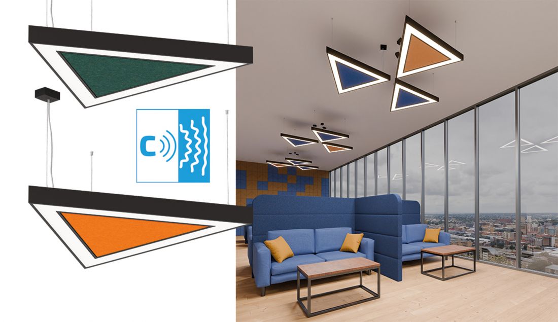 GEOMETRIC TRIANGLE LED 
