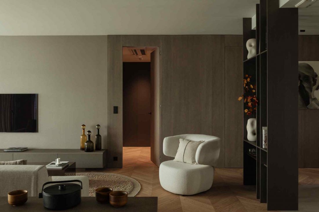 Apartament na Mokotowie autorstwa pracowni VIA NOVA
