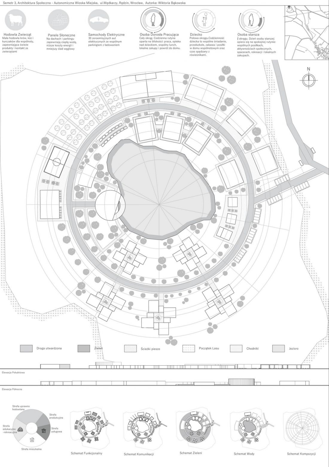 projekt studencki Wiktorii Bąkowskiej z Wydziału Architektury Politechniki Wrocławskiej