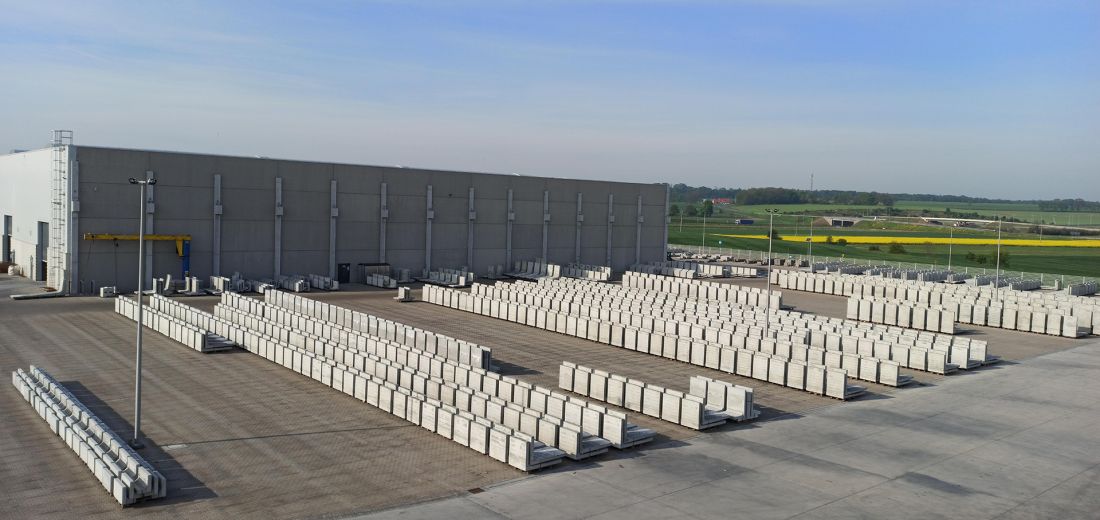 Plac składowy ścian oporowych
