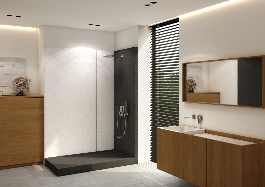 Bath2Shower Wall – wielkoformatowe ścianki prysznicowe