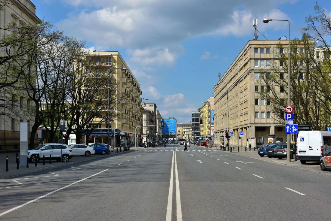 Ulica Krucza w Warszawie przed przebudową