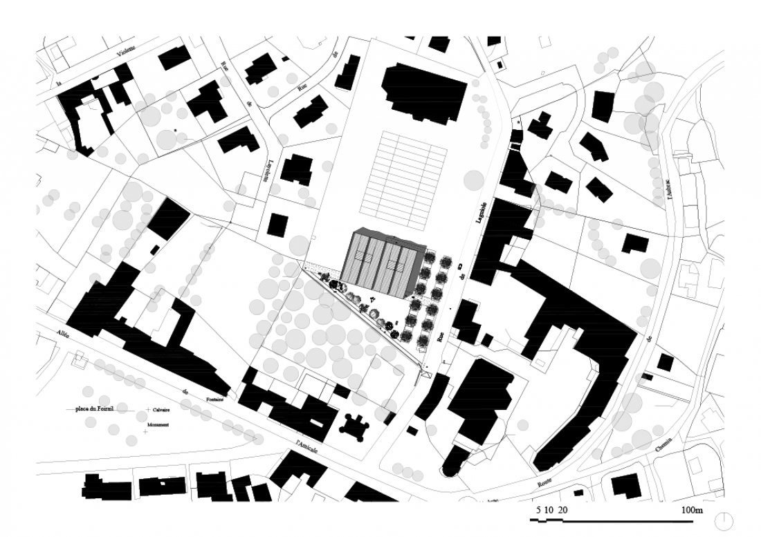 Wielofunkcyjne Centrum Kulturalne Le Foirail w Laguiole