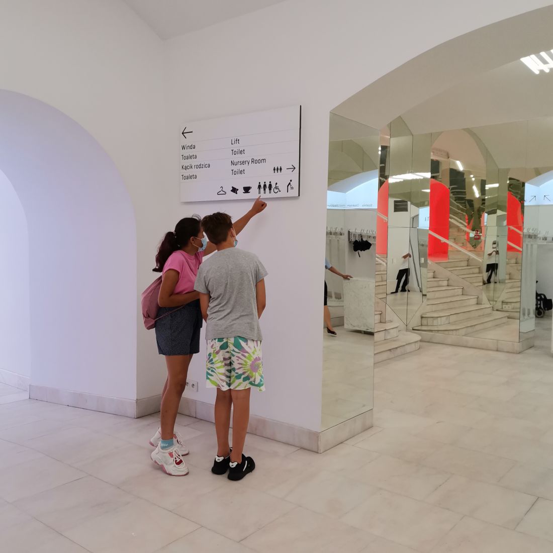 Neutralne płciowo oznaczenia w Zachęcie - Narodowej Galerii Sztuki