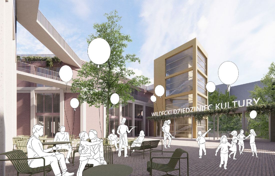 Wildecki Dziedziniec Kultury; dziedziniec