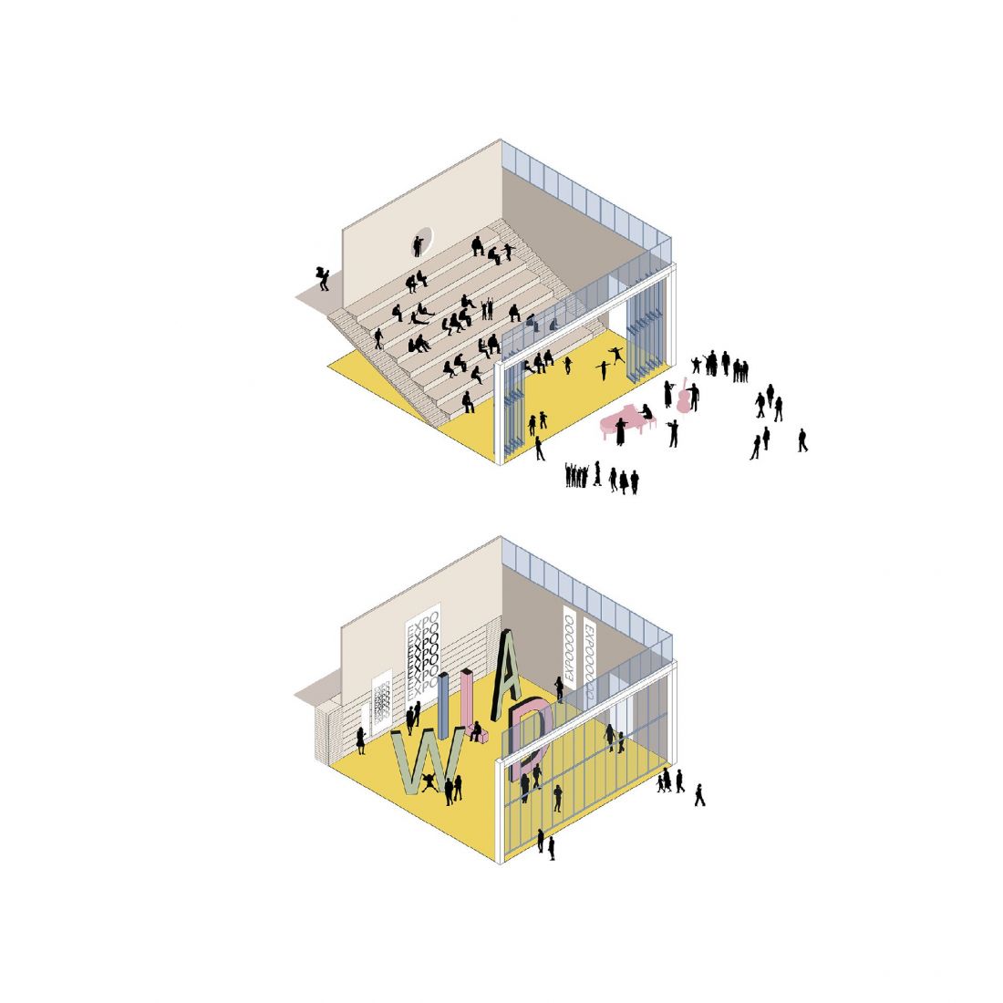 Wildecki Dziedziniec Kultury; sala