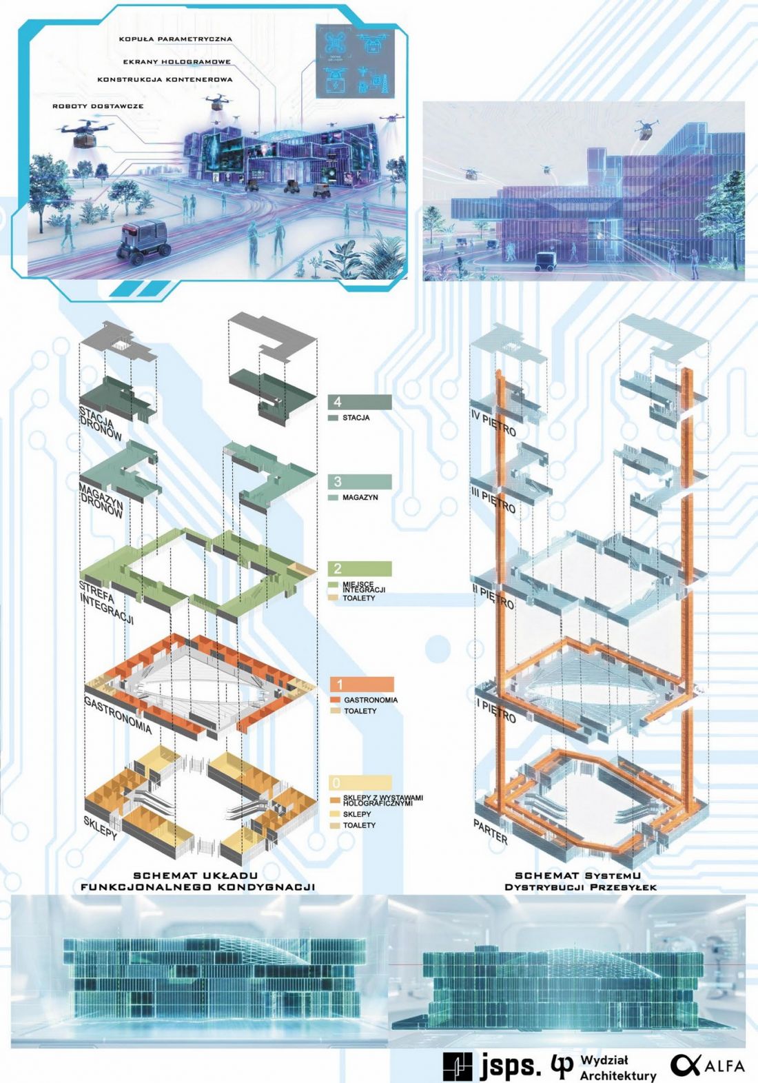 projekt studencki Kamili Borowskiej i Michała Filipa Brajczewskiego z Wydziału Architektury Politechniki Białostockiej
