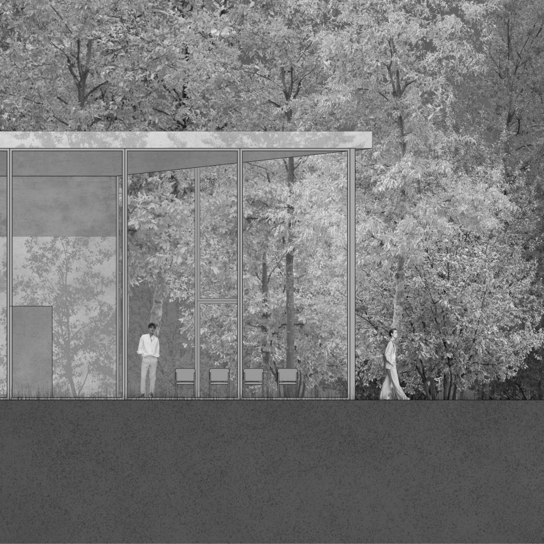 projekt studencki Aleksandry Dąbrowskiej z Wydziału Architektury Politechniki Warszawskiej
