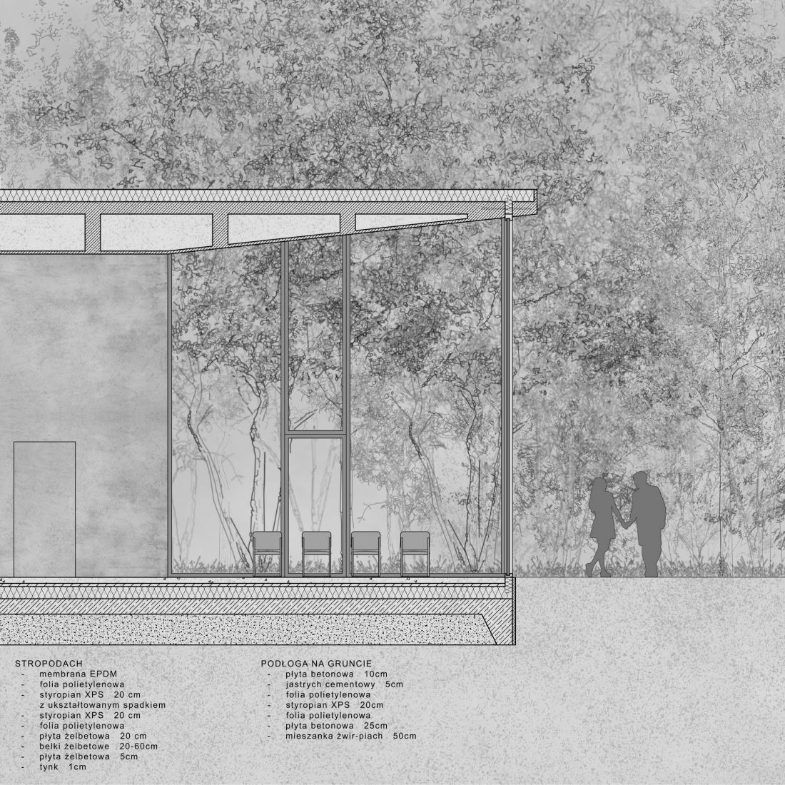 projekt studencki Aleksandry Dąbrowskiej z Wydziału Architektury Politechniki Warszawskiej