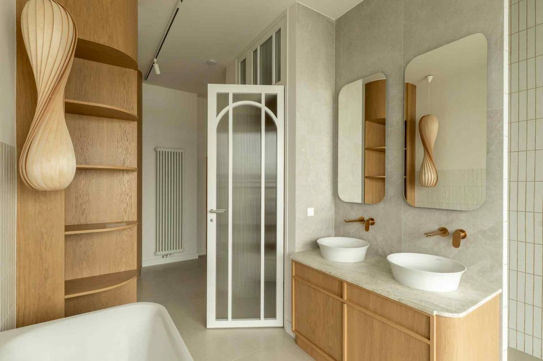 Dwupoziomowy apartament na Powiślu