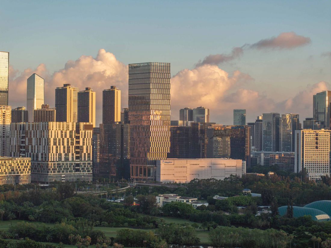 Kingdee Cloud Tower w dzielnicy Nanshan w Shenzhen