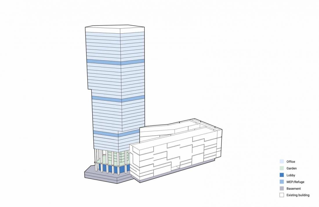 Kingdee Cloud Tower w dzielnicy Nanshan w Shenzhen